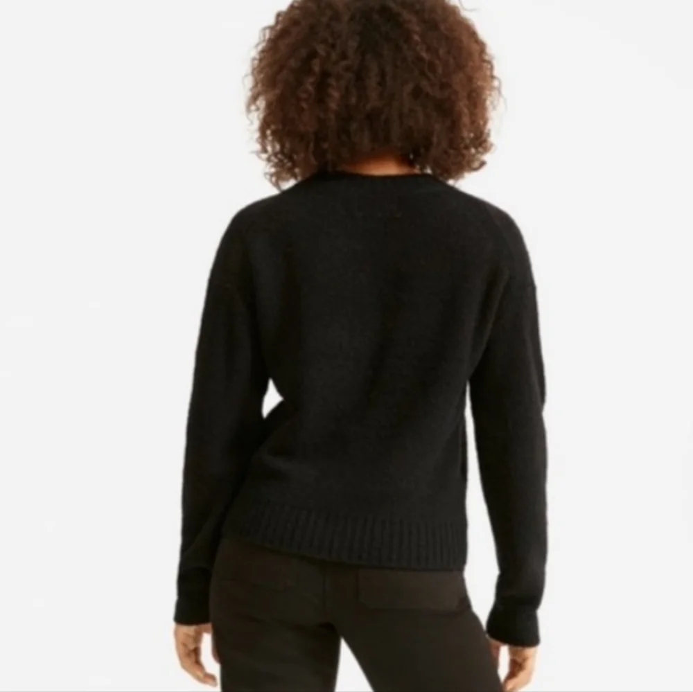 Everlane Sweater The‎ Teddy Crew Neck Black Knit